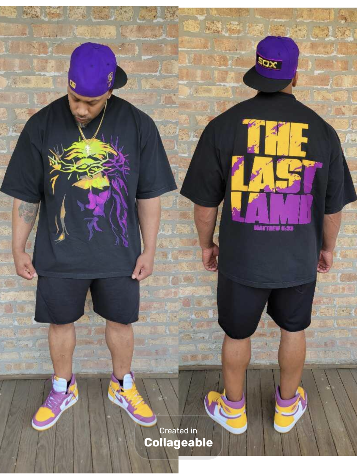 Purple & Gold Lamb