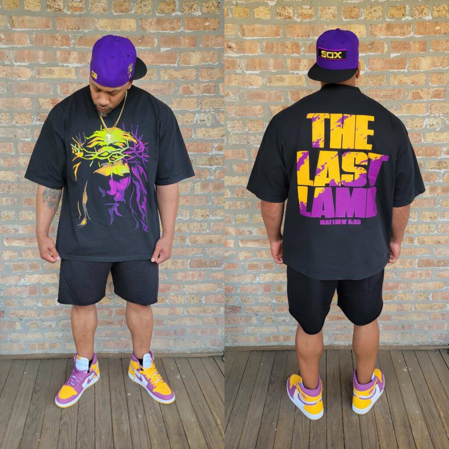 Purple & Gold Lamb